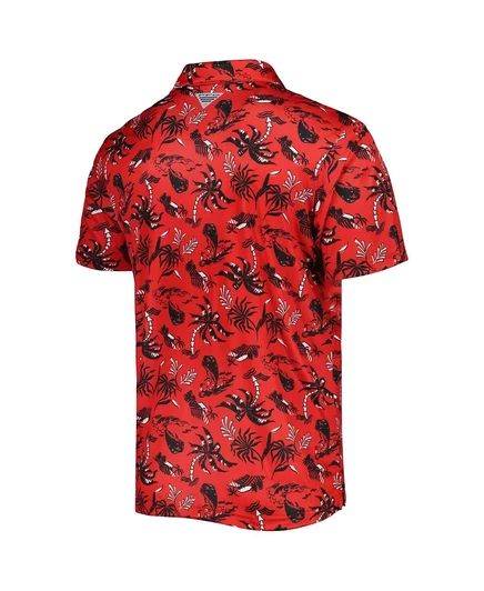 Мужская футболка-поло Columbia Red Georgia Bulldogs Super Terminal Tackle Omni-Shade red