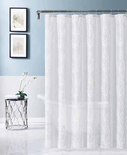 Шторка для душа Dainty Home Stella, белая