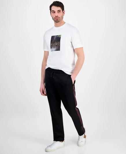 Мужские брюки Hugo by Hugo Boss Dolos на кулиске, черные