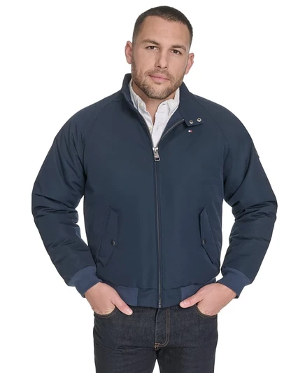 Мужская куртка-бомбер Tommy Hilfiger New Modern, синяя