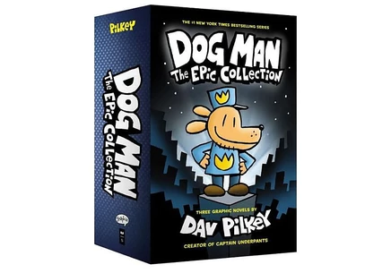 Dog Man. Набор книг 1–3 (Dav Pilkey), твердый переплете