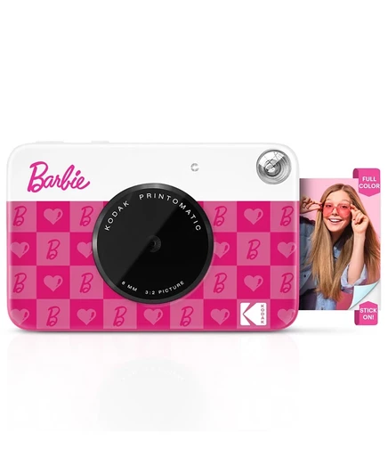 Фотоаппарат Kodak Barbie x Printomatic 2×3″ с печатью, розовый