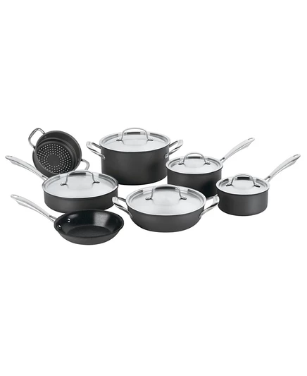 Набор посуды Cuisinart GreenGourmet 12 предметов, черный