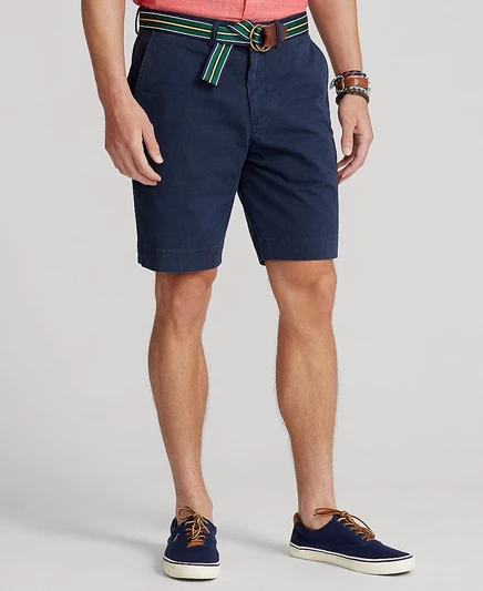 Мужские чино-шорты Polo Ralph Lauren 9″ со стрейчем, синие
