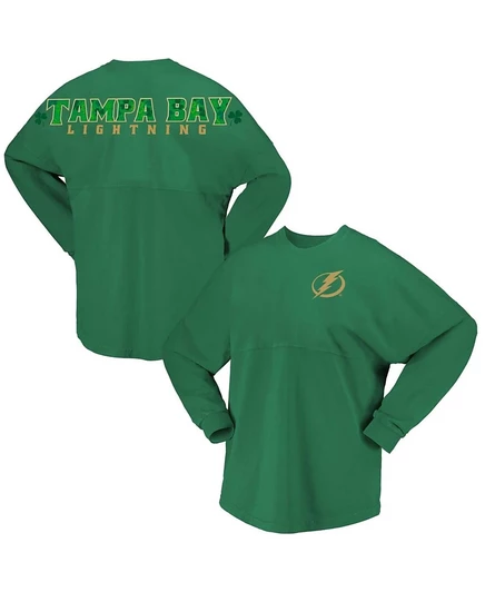 Женская футболка-джерси Fanatics Tampa Bay Lightning, зеленая