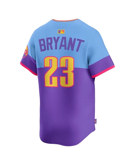 Мужская игровая майка Nike Kris Bryant, фиолетовая