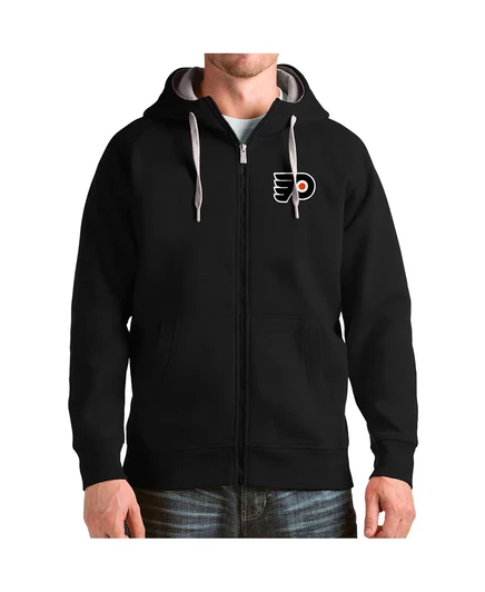 Мужское худи Antigua Logo Victory Philadelphia Flyers, черное