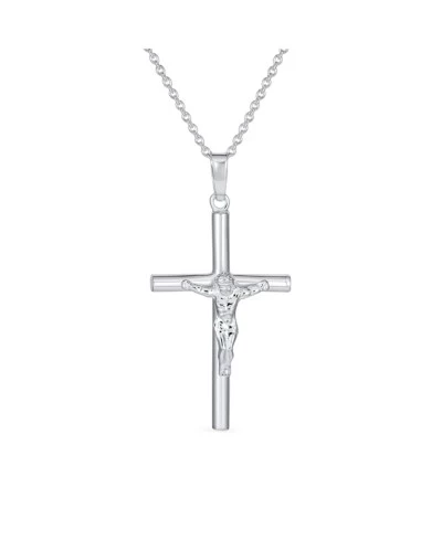 Мужская подвеска-крест Bling Jewelry, серебро 925 пробы