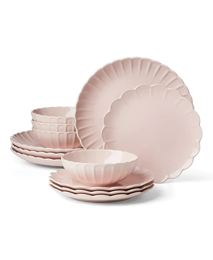 Столовый набор Lenox French Perle, 12 предметов, розовый