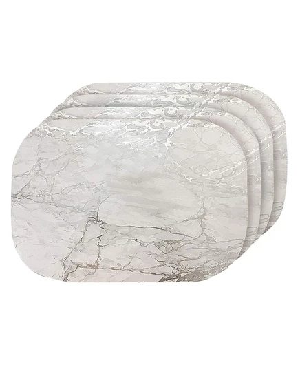 Набор сервировочных подставок Dainty Home 30×45 см, серебристые