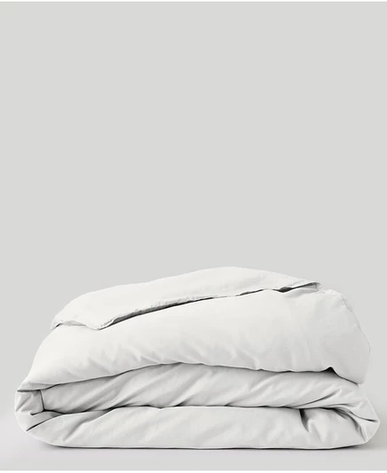 Пододеяльник Pact Sateen Full/Queen, белый