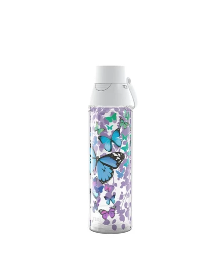 Бутылка для воды Tervis Venture объемом 24 унции Endless Butterfly с двойными стенками, изолированный стакан