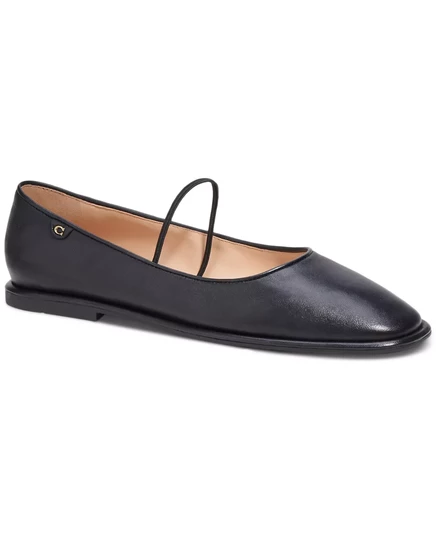  Женские балетки Emilia Mary Jane black leather