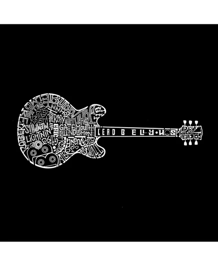 Мужской лонгслив LA Pop Art Blues Legends, черный