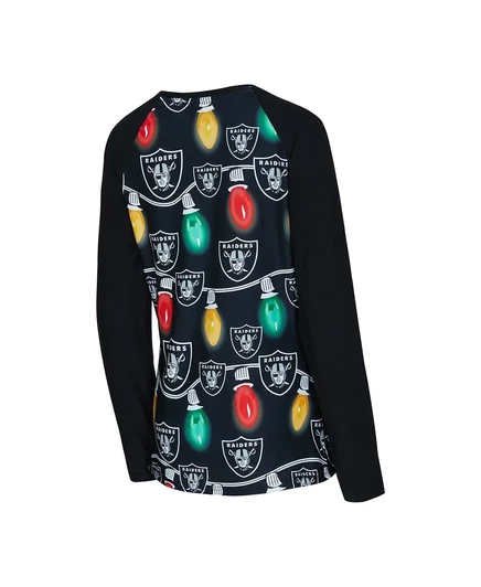 Женская пижама Concepts Sport Las Vegas Raiders, черная