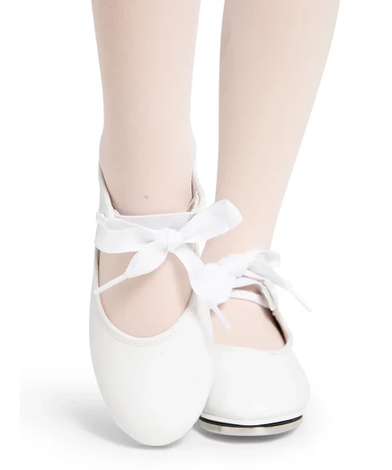 Туфли Capezio Girls Shuffle Tap белого цвета white