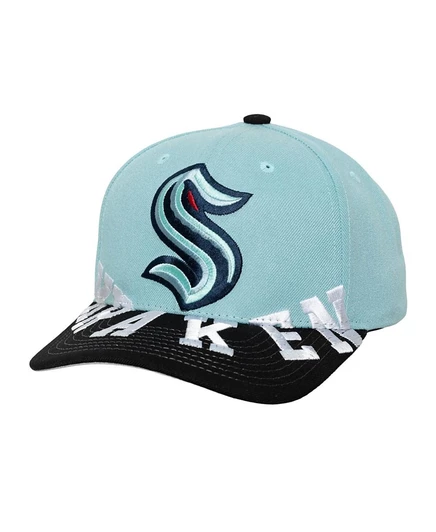 Мужская кепка Mitchell & Ness Seattle Kraken snapback, многоцветная