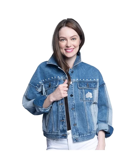 Женская джинсовая куртка G-III Sports Avalanche, синяя