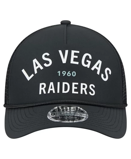 Мужская черная кепка Las Vegas Raiders Active А-образной оправой black