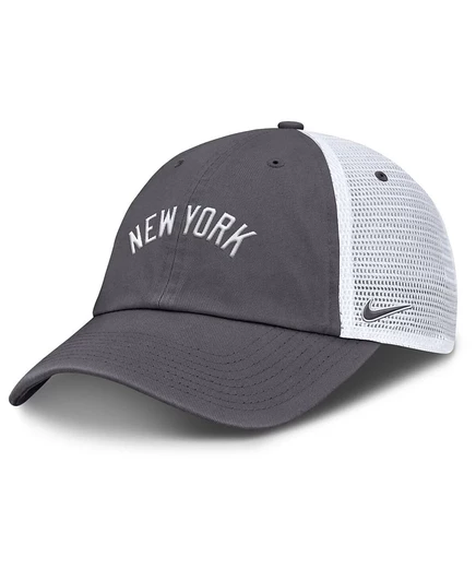 Мужская кепка-тракер Nike New York Yankees Wordmark Club, серая