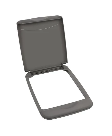 Крышка для мусорного контейнера Rev-A-Shelf 33 л, серая, только крышка