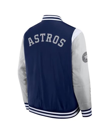 Мужская темно-синяя куртка Fanatics Houston Astros Elements Elite на полной застежке navy