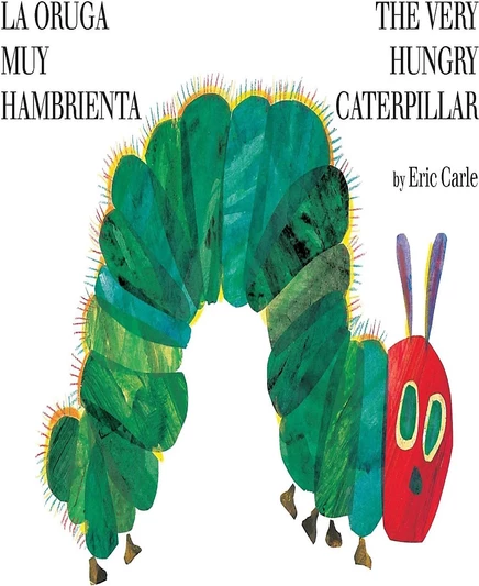 Книга «The Very Hungry Caterpillar / La oruga muy hambrienta» Эрик Карл, картонная