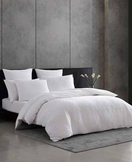 Vera Wang с плотными фактурными складками, 3 шт. Комплект пододеяльников, King