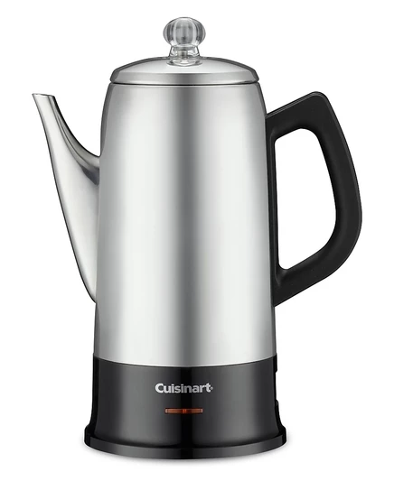 Кофеварка-перколятор Cuisinart Classic на 12 чашек, стальная