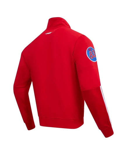 Мужская спортивная куртка Pro Standard красного цвета Philadelphia Phillies Fast Lane на молнии red