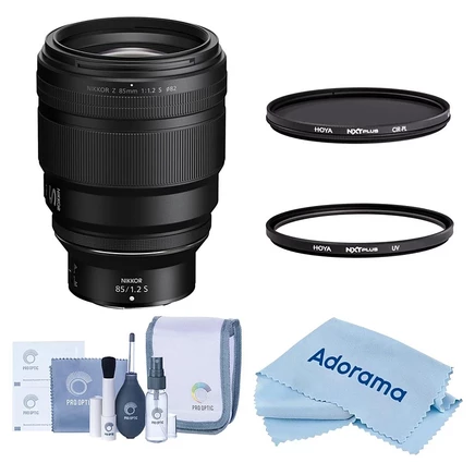 Объектив Nikon NIKKOR Z 85 мм f/1.2 S + фильтры Hoya 82 мм
