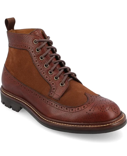 Мужские ботинки Taft The Boston Longwing Boot коричневого цвета