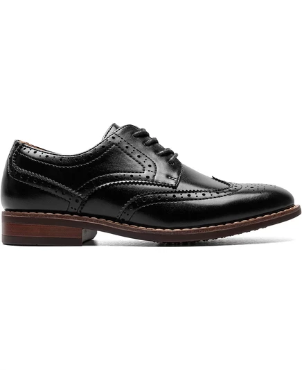 Оксфордские туфли Florsheim Little Boys от Rucci Junior Wingtip black
