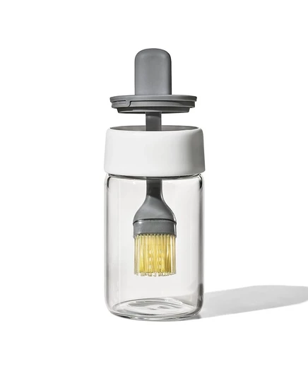 Дозатор OXO Good Grips стеклянный с силиконовой кисточкой, 240 мл