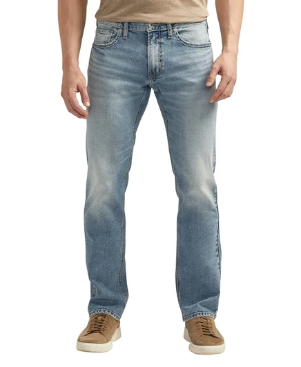 Мужские джинсы Silver Jeans Co Allan узкие прямые, индиго