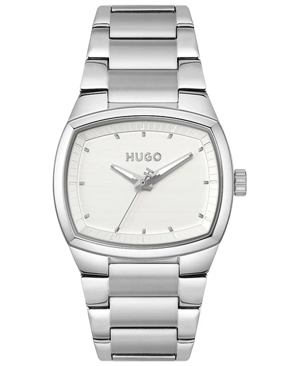 Мужские кварцевые часы Hugo Boss Telly из нержавеющей стали, серебро 40 мм