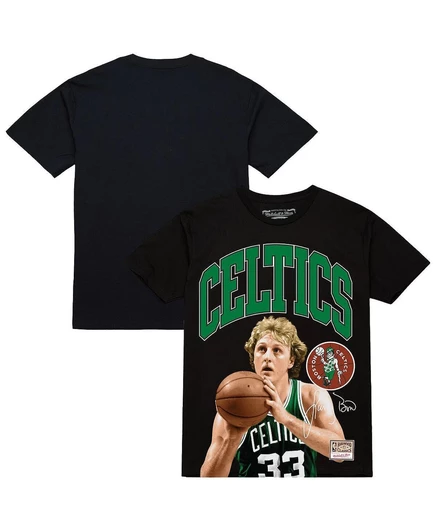 Мужская футболка Mitchell & Ness Larry Bird, черная