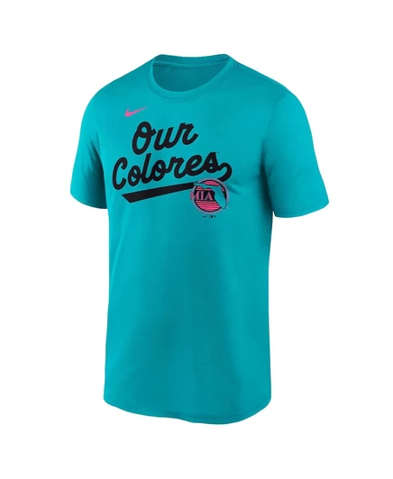 Мужская футболка Nike Teal Miami Marlins 2025 City Connect Team  teal