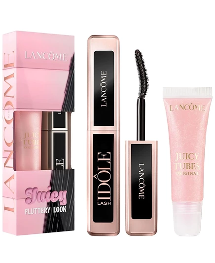 Lancôme, 2 шт. Подарочный набор из двух тюбиков блеска для губ Juicy и туши для ресниц Lash Idôle, белый