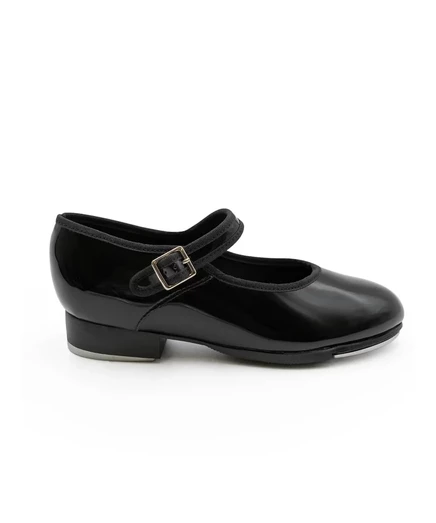 Женские туфли Capezio Mary Jane для степа, лакированные, черные