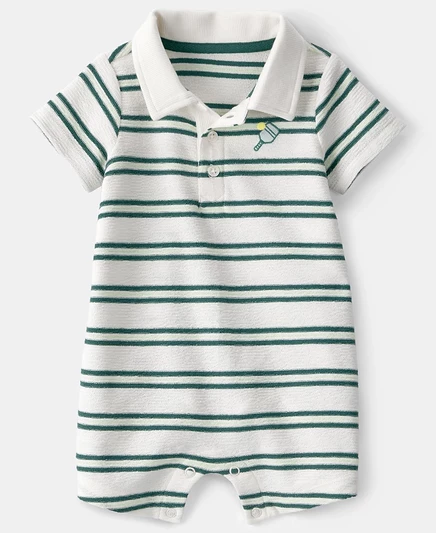 Мальчиковый ромпер Carter's Pickleball Stripe, разноцветный