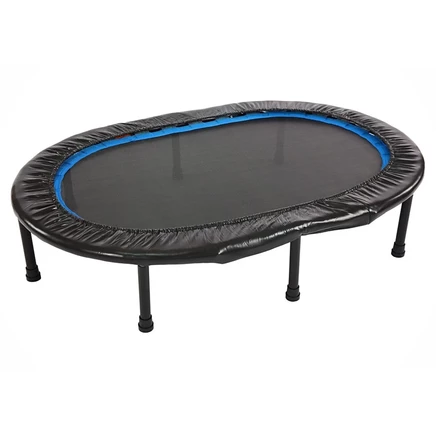 Продукты Stamina Батут Stamina Oval Fitness Rebounder для домашнего тренажерного зала с кардиотренировками черный, синий