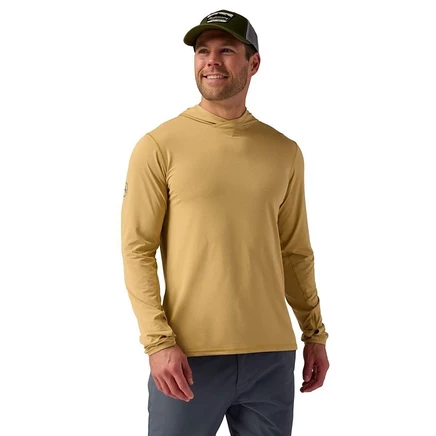 Мужское худи Backcountry Tahoe Sun с защитой UPF 50+, желтое