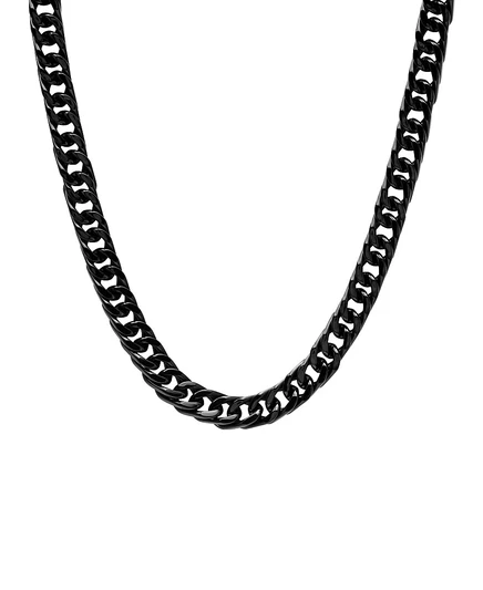 Мужская цепочка Macy's curb link 61 см, черная