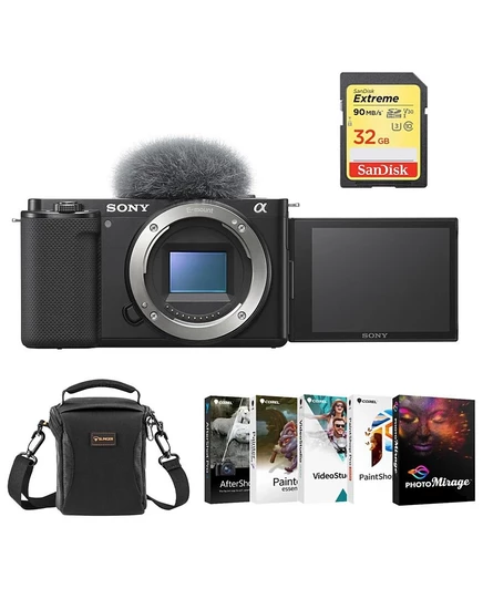 Беззеркальный фотоаппарат Sony ZV-E10, черный