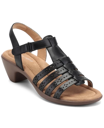 Женские босоножки Easy Spirit Cortney кожаные, черные