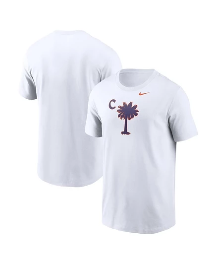 Мужская футболка Nike Clemson Tigers Palmetto, белая