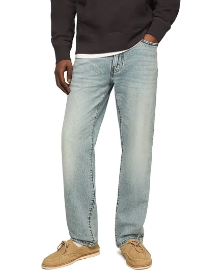Мужские джинсы Lucky Brand 363 Straight Coolmax, синие (4)