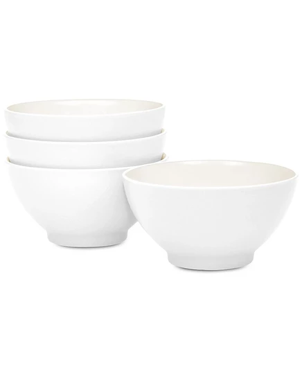 Набор мисок для риса Noritake Colorwave, 4 шт., белые