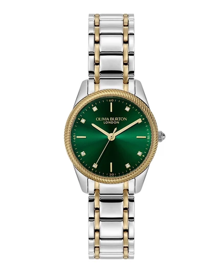 Женские двухцветные часы-браслет Egerton из нержавеющей стали Olivia Burton, 28 мм